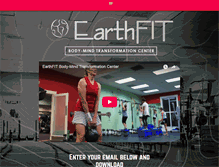 Tablet Screenshot of earthfittraining.com